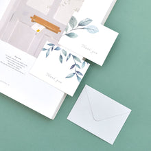 Load image into Gallery viewer, Monolike Message Thank you - Nature Card - Mix 40 Mini Postcards, 20 envelopes Package