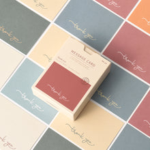 Load image into Gallery viewer, Monolike Message Thank You Card - Mix 40 Mini Postcards, 20 envelopes Package