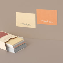 Load image into Gallery viewer, Monolike Message Thank You Card - Mix 40 Mini Postcards, 20 envelopes Package