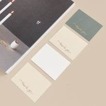 Load image into Gallery viewer, Monolike Message Thank You Card - Mix 40 Mini Postcards, 20 envelopes Package