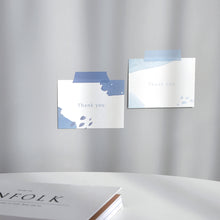 Load image into Gallery viewer, Monolike Message Thank you - Watercolor Card - Mix 40 Mini Postcards, 20 envelopes Package