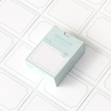 Load image into Gallery viewer, Monolike Message Blank mint Card - Mix 40 Mini Postcards, 20 envelopes Package