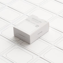 Load image into Gallery viewer, Monolike Message Blank gray Card - Mix 40 Mini Postcards, 20 envelopes Package