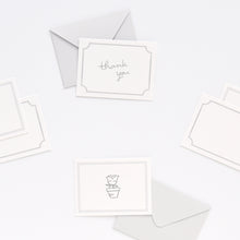 Load image into Gallery viewer, Monolike Message Blank gray Card - Mix 40 Mini Postcards, 20 envelopes Package