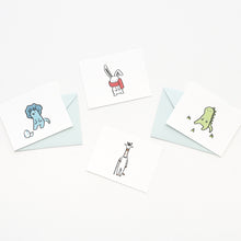 Load image into Gallery viewer, Monolike Message Buddy ver.2 Card - Mix 40 Mini Postcards, 20 envelopes Package