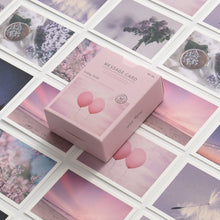 Load image into Gallery viewer, Monolike Message Feeling Violet Card - Mix 40 Mini Postcards, 20 envelopes Package