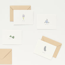 Load image into Gallery viewer, Monolike Message Little Garden Card - Mix 40 Mini Postcards, 20 envelopes Package