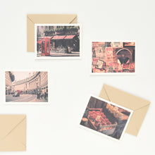 Load image into Gallery viewer, Monolike Message London Card - Mix 40 Mini Postcards, 20 envelopes Package