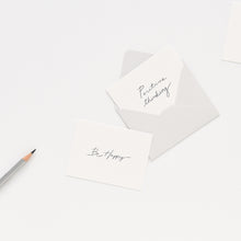 Load image into Gallery viewer, Monolike Message Typography Card - Mix 40 Mini Postcards, 20 envelopes Package