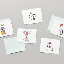 Load image into Gallery viewer, Monolike Message Buddy Card - Mix 40 Mini Postcards, 20 envelopes Package