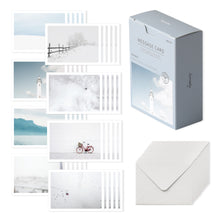 Load image into Gallery viewer, Monolike Message Serenity Card - Mix 40 Mini Postcards, 20 envelopes Package