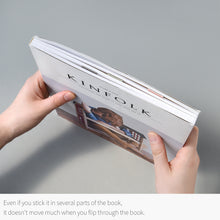 Load image into Gallery viewer, Monolike Magnetic Bookmarks Grid Misty, Set of 5