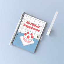 Load image into Gallery viewer, Monolike A5 FALL IN NEWTRO Ver.2 Diary Set, Be full of happiness - Academic Planner Weekly & Monthly Planner with PVC Cover, Zipper bag, Sticker