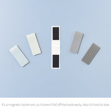 Load image into Gallery viewer, Monolike Magnetic Bookmarks Grid Ocean, Set of 5