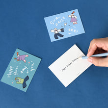 Load image into Gallery viewer, Monolike Day-by-day Card, Olly Molly Birthday - Mix 36 Mini Postcards, 36 envelopes, 36 stickers Package