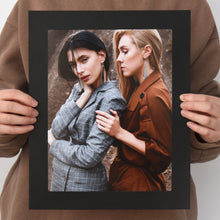 Load image into Gallery viewer, Monolike Paper Photo Frames Letter size Black 5p 8.5"x11"