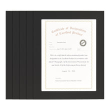 Load image into Gallery viewer, Monolike Paper Photo Frames Letter size Black 5p 8.5"x11"