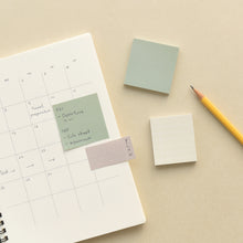 Load image into Gallery viewer, Monolike Color Palette Sticky Plan 30p B SET 4P - Self-Adhesive Memo Pad 30 sheets