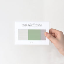 Load image into Gallery viewer, Monolike Color Palette Sticky Plan 30p B SET 4P - Self-Adhesive Memo Pad 30 sheets