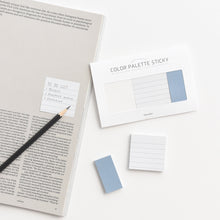 Load image into Gallery viewer, Monolike Color Palette Sticky Plan 300 A SET 4p - Self-Adhesive Memo Pad 50 sheets