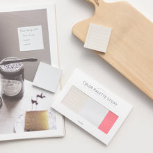 Load image into Gallery viewer, Monolike Color Palette Sticky Plan 300 B SET 4p - Self-Adhesive Memo Pad 50 sheets