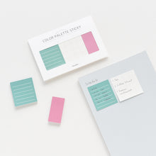 Load image into Gallery viewer, Monolike Color Palette Sticky Plan 300 B SET 4p - Self-Adhesive Memo Pad 50 sheets