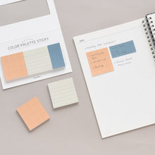 Load image into Gallery viewer, Monolike Color Palette Sticky Plan 300 B SET 4p - Self-Adhesive Memo Pad 50 sheets