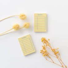 Load image into Gallery viewer, Monolike Planning Sticky-It - 5p Set Self-Adhesive Memo Pad 50 Sheets