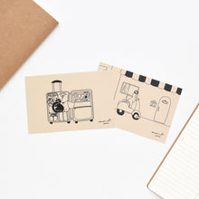 Load image into Gallery viewer, Monolike Monocat Postcards - mix 12 pack, Emotional and cute 12 cat postcards