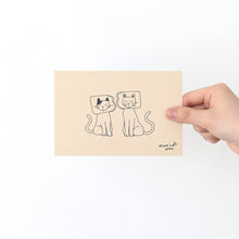 Load image into Gallery viewer, Monolike Monocat Postcards - mix 12 pack, Emotional and cute 12 cat postcards