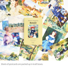 Load image into Gallery viewer, Monolike Renoir Postcard - mix 36 pack, Famous painting and Famous 36 Renoir postcards