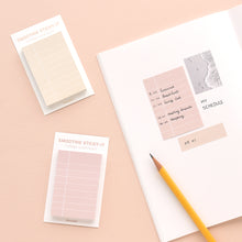 Load image into Gallery viewer, Monolike Smoothie College Ruled Sticky-it - 5p Set Self-Adhesive Memo Pad 50 Sheets