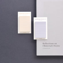 Load image into Gallery viewer, Monolike Smoothie Line Sticky-it - 5p Set Self-Adhesive Memo Pad 50 Sheets