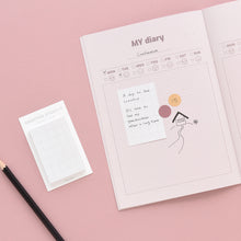 Load image into Gallery viewer, Monolike Smoothie Squared Sticky-it - 5p Set Self-Adhesive Memo Pad 50 Sheets