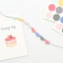 Load image into Gallery viewer, Monolike Circle Stickers - Shuffle Round Dot Sticker Medium Size Set, 6 Type Stickers 18 Sheets