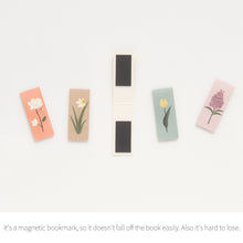Load image into Gallery viewer, Monolike Magnetic Bookmarks The Flower Ver.2, Set of 5