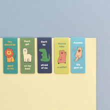 Load image into Gallery viewer, Monolike Magnetic Bookmarks Story town Ver.1, Set of 5
