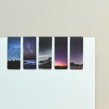 Load image into Gallery viewer, Monolike Magnetic Bookmarks Night sky Ver.1, Set of 5