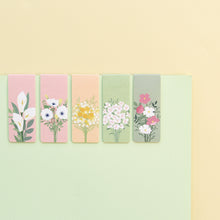 Load image into Gallery viewer, Monolike Magnetic Bookmarks Flower for you Ver.1, Set of 5