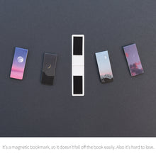 Load image into Gallery viewer, Monolike Magnetic Bookmarks Moon Ver.1, Set of 5
