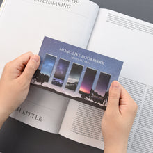 Load image into Gallery viewer, Monolike Magnetic Bookmarks Night sky Ver.1, Set of 5