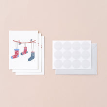 Load image into Gallery viewer, Monolike Day-by-day Card, Winter story Ver.1 - Mix 36 Mini Postcards, 36 envelopes, 36 stickers Package