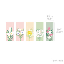 Load image into Gallery viewer, Monolike Magnetic Bookmarks Flower for you Ver.1, Set of 5