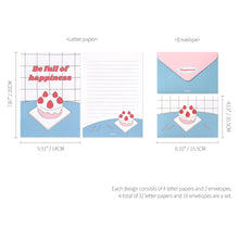 Load image into Gallery viewer, Monolike Fall In Newtro ver.1 Letter Paper and Envelopes Set - 8Type, 32 Letter Paper + 16 Envelopes