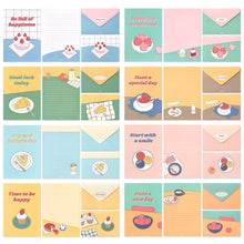 Load image into Gallery viewer, Monolike Fall In Newtro ver.1 Letter Paper and Envelopes Set - 8Type, 32 Letter Paper + 16 Envelopes