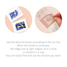 Load image into Gallery viewer, Monolike Wow Sticker Henri Matisse Ver.1 + Ver.2 Set - Mini Size Cute Stickers, Square Stickers