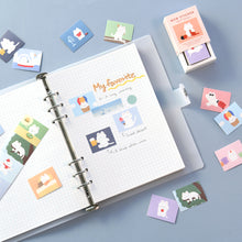 Load image into Gallery viewer, Monolike Wow Sticker The Daily Life of Gureum Ver.1 + Ver.2 Set - Mini Size Cute Stickers, Square Stickers
