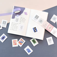 Load image into Gallery viewer, Monolike Wow Sticker Henri Matisse Ver.1 + Ver.2 Set - Mini Size Cute Stickers, Square Stickers