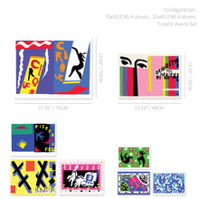 Load image into Gallery viewer, Monolike Henri Matisse Poster Painting ver.2 8P SET - 19.7"x27.6", 13.8"x19.3" Wall Art Print, Decor & Poster for Home, Office, Bedroom and Living Room