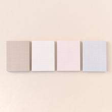 Load image into Gallery viewer, Monolike Memopad Smoothie Ver.2 design SET - 4 Packs, 4 Different Designs, 100 Sheets Per Pad, Total 400 Sheets, Note pads, Writing pads